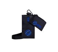 SEVEN Inter-Leidenschaft für das Leben, Set aus Geldbörse und Handyhalter, Schwarz