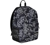 Seven Ischoolpack Rucksack, schwarz, mit integriertem Powerbank und USB-Anschluss, Trinkflaschenfach, gepolsterter Schulranzen, Mädchen und Jungen, für Schule Sport Freizeit