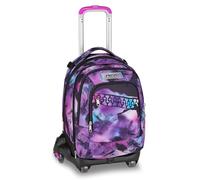 Seven Jack Schultrolley mit 8 Rädern Detach Pink Fusion, Lila, 34 l, zerlegbar, abnehmbarer Rucksack, 4 in 1, Cross-over System, multifunktionale Taschen, Grund- und Mittelschule, Mädchen, Mädchen