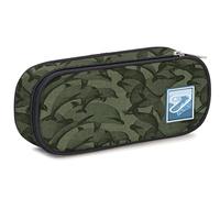 Seven Jungen Round Plus Beutel Round Plus Beutel, Grün Delfin, 10x23x5,5 cm