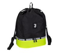 Seven Juventus Magic Team Turnbeutel, Fester Boden für Schuhe, elastischer Flaschenhalter, Kinder, Jungen, Fußball, offizielles Produkt, Geschenkidee