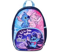 Seven Lilo & Stitch Kinderrucksack, Mini Rucksack für Kinder, ab 3 Jahren, Kindertasche für Kita und Kindergarten, Krippenrucksack, violett-blau, mit Trinkflaschenfach