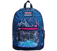 Seven New Fit Girl Schulranzen mit Trinkflaschenfach, gepolsterter Rucksack für Schule, Sport, Freizeit, Geräumige Schultasche für Mädchen und Jungen, mehrfarbig
