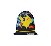 Seven Pokémon Rucksack, Schwarz, Sport- und Freizeitbeutel, Grundschule, Kinderrucksack, Schwarz, Taglia unica, Casual