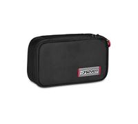 Seven Quick Case, Federmäppchen, Mäppchen, Mehrfarbig, Federtasche für Schreibwaren, Etui mit Stiften, Kugelschreiber, & mehr, Mädchen, Jungen, Schule, schwarz