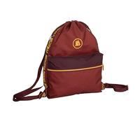 Seven Roma Turnbeutel mit Fronttasche, Rot, 18 Liter, Sportbeutel, Schule, Fitnessstudio und Freizeit, Kinder und Jugendliche, rot, Taglia Unica