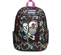 Seven Rucksack Advanced, Backpack für Schule, Uni & Freizeit, Geräumige Schultasche für Teenager, Mädchen, Jungen, Gepolsterter Schulranzen; pink,schwarz, mit Laptopfach und Trinkflaschenfach