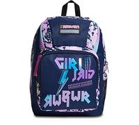 Seven Rucksack, gepolsterter Schulranzen für Schule, Sport & Freizeit, Geräumige Schultasche für Teenager, Mädchen und Jungen, Tornister mit Trinkflaschenfach und Doppelfach - blaujeans