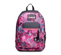 Seven RUCKSACK NEW FIT GLAMHEART GIRL Backpack für Schule, Uni & Freizeit, Geräumige Schultasche für Teenager, Mädchen und Jungen, mit Trinkflaschenfach, violett, italienisches Design