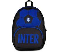 Seven Rucksack Small Inter, Blau, 14 l, Einzel-Rucksack, Fronttasche, Seitentasche für Trinkflasche, Schule, Kindergarten, Freizeit, Kinder, Jugendliche und Erwachsene, Fußball, offizielles Produkt