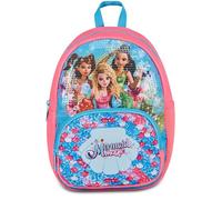 Seven Rucksack Small Mermaid Magic, fluoreszierendes Türkis, Mono-Rucksack mit Trinkflaschentasche und Fronttasche, 14 Liter Fassungsvermögen, für Mädchen, Kindergarten