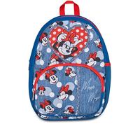 Seven Rucksack Small Minnie, Denim, Mono-Fach mit Trinkflaschentasche und Fronttasche, 14 Liter Fassungsvermögen, für Mädchen, Kindergarten