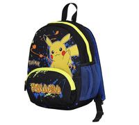SEVEN Rucksack Small Pokemon Schule, Kindergarten und Freizeit, Blau und Gelb, Kinder und Jungen, Schwarz, Blau und Gelb, Taglia unica, Casual