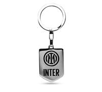 Schlüsselanhänger Inter-Logo, Stahl mit Ky Asset Seite, grau, Kinder und Jugendliche, Sport & Fußball, grau, Taglia unica