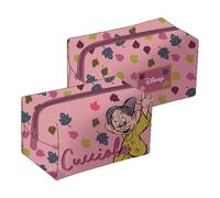 Seven Schneewittchen und die 7 Zwerge für die Schule, Rosa, Kosmetiktasche und Toilettenartikel, Reisezubehör, Mädchen und Mädchen, Rosa, Taglia Unica