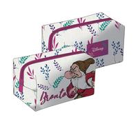 Seven Schneewittchen und die 7 Zwerge für die Schule, weiß, Kosmetiktasche und Toilettenartikel, Reisezubehör, Mädchen und Mädchen, Weiß, Taglia Unica