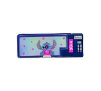 Seven Schüleretui Stitch für Kinder - Pop-up-Federmäppchen mit Taschenrechner, Fächern für Stifte, Radiergummi & Lineal, magischen Schubladen, Mäppchen Schule, offizielles Produkt, violett