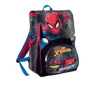Seven Schulranzen für Grundschule, ab 1. Klasse, Erweiterbarer Schulranzen, Extra Volumen; Geräumige Schultasche für Mädchen und Jungen, mehrfarbig/SPIDERMAN,