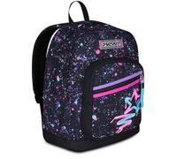 Seven Schulranzen New Fit, für Schule Sport Freizeit, ab 1. Klasse, für Mädchen und Jungen, gepolsterter Rucksack,mit Trinkflaschenfach, violett-schwarz