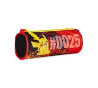 Seven Schulranzenbeutel - Pokemon Pikachi - Gelb Rot - Federmäppchen für die Schule - Reißverschluss - Schulrucksack-Zubehör, Rot