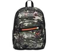 Seven Schulrucksack Adavanced Detach, Grün, Lightventure, Doppelfach mit abnehmbarer Tasche, Rucksack, PC-Tasche, Trinkflaschenhalter, mittlere und obere Rucksack, Kinder Jungen, grün, Taglia Unica,