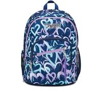 Seven Schulrucksack Adavanced Detach, Violett Blau, Crystal Purple, Doppelfach mit Abnehmbarer Tasche, Rucksack, PC-Tasche, Trinkflaschenhalter, mittelgroße und obere Rucksack, Mädchen, Mehrfarbig,
