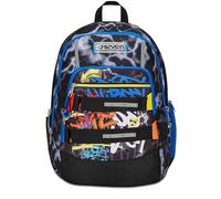 Seven Schulrucksack Advanced, Schwarz Gelb, Mark On Boy, Doppelter Rucksack mit Tasche für PC oder Tablet, Tasche für Trinkflasche und Organizer, Rucksack für mittlere und höhere Schulen, Kinder