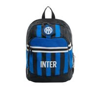 Seven Schulrucksack Doppelfach Inter bis zum Sieg blau und schwarz, Schwarz