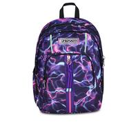 Seven Schulrucksack Dual Detach ELECTRICVIBE GIRL, Schwarz, 32 L, Doppelfach, multifunktional, abnehmbarer Rucksack, Tasche mit Organizer, PC-Fach, Mittelschule und Oberschule, Mädchen, Mädchen
