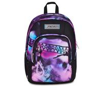Seven Schulrucksack Dual Detach PINK Fusion, Schwarz, 32 L, Doppelfach, multifunktionale Taschen, abnehmbarer Rucksack, Tasche mit Organizer, PC-Fach, mittlere und obere Schule, Mädchen, Mädchen