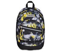 Seven Schulrucksack Dual Golden Paint Doppelfach, grau, 32 l, multifunktional, ausgestattete Tasche, Seitentasche für Trinkflasche, Laptopfach, Mittelschule und Oberschule, Kinder, Jugendliche