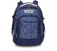 SEVEN Schulrucksack: ergonomisch & erweiterbar, mit mehreren Fächern, Schulranzen für Mädchen&Jungen; nachhaltiges Gewebe, mit Höhenverstellungssystem, Gymnasium & Schule, UPDOWN TWICE CHARMING PATCH