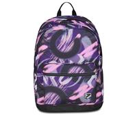 Seven Schulrucksack Pro XXL, Geräumiges Hauptfach, Schulranzen mit Kopfhörern, Trinkflaschenfach, Laptopfach, für Schule ab 4. Klasse, Mädchen und Jungen, violett