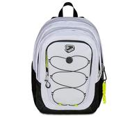 Seven Schulrucksack Tech Line, Grau, Doppelfach, 29 L, Mittel- und Oberschule, Rucksack für Jungen und Mädchen, grau, Taglia Unica
