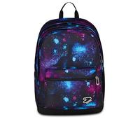Seven Schulrucksack The Double Pro XXL, Blau, 34 l, Doppelfach, passende kabellose Kopfhörer, PC-Tasche, Seitentasche für Trinkflasche, Fronttasche, Mittel- und Oberschule, Kinder, Jugendliche