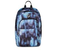 Seven Schulrucksack The Double Pro XXL Detach, Blau, 34 l, Doppelfach, kabellose Kopfhörer im Lieferumfang enthalten, abnehmbarer und wendbarer Rucksack, PC-Tasche, Mehrzwecktaschen, mittlere und