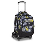 Seven Schultrolley Jack mit 8 Rädern Detach Golden Paint, grau, 34 l, zerlegbar, abnehmbarer Rucksack, 4 in 1, Cross-over System, multifunktionale Taschen, Grund- und Mittelschule, Kinder, Jungen