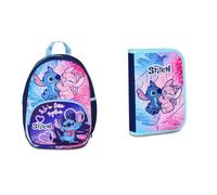 Seven Set Lilo & Stitch Kinderrucksack für Kinder ab 3 Jahren, für Kita und Kindergarten + Federmäppchen
