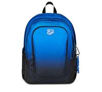 Seven SHADE TECH Schulrucksack, Doppelfach, Blau, 29 l, Fronttasche mit Reißverschluss, Seitentasche für Trinkflasche, Innenfach für PC, mittlere und obere Schule, Kinder, Jugendliche