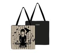 Seven SpA Umhängetasche SHOPPER BAG - Addams Mittwoch, Schwarz, shopper
