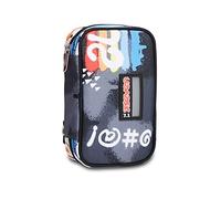 Seven Speed Case Federmäppchen, Mäppchen, Mehrfarbig, Federtasche für Schreibwaren, Etui mit Stiften, Kugelschreiber, & mehr, Mädchen, Jungen, Schule, mehrfarbig