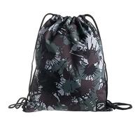 Seven, Sportbeutel, Turnbeutel, Schuhbeutel für Kinder, Mädchen und Jungen - Schule und Kindergarten, leichte Stofftasche, Wechselkleidung für Sport und Freizeit, Rucksack mit Kordelzug, grau