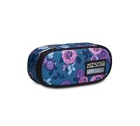 Seven Unisex Kinder Sevenâ Round Plus Freethink - Girl Round Plus Freethink Stiftehalter für Mädchen, Blau/Lila Rosen, Einheitsgröße