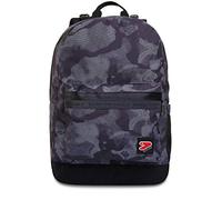 Seven Wende-Rucksack, aus nachhaltigem Stoff, Geräumige Schultasche für Teenager, Mädchen & Jungen, 2 Muster, für Schule, Sport&Freizeit, Doubleface; mit Kopfhörern, dunkelgrau, SMOKED CAMO