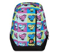 Seven Wende Rucksack, aus nachhaltigem Stoff, Geräumige Schultasche für Teenager, Mädchen Jungen, 2 Muster, für Schule, Sport und Freizeit, Doubleface, Hellviolett