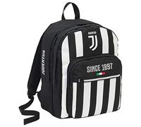 Seven Zaino Doppio Scom Juventus Coaches Rucksack, 41 cm, 34 liters, Schwarz (Bianco e Nero)