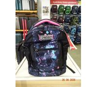 Seven Schulrucksack ergonomisch und erweiterbar - mehrere Fächer - Schulranzen für Mädchen Jungen nachhaltiges Gewebe - mit Höhenverstellungssystem, Gymnasium und Schule, UPDOWN TWICE SPLASHY LILAC