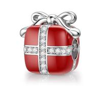 SEVENWELL Schneeflocken Charm für Pandora Hund Katze blaue Schneeflocke baumelnder Charm Sterling silber Weihnachts geschenk