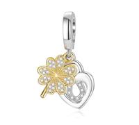 SEVENWELL Schneeflocken Charm für Pandora Hund Katze blaue Schneeflocke baumelnder Charm Sterling silber Weihnachts geschenk