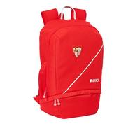 Sevilla FC Sport-Rucksack mit Schuhfach, ideal für Kinder verschiedener Altersgruppen, bequem und vielseitig, Qualität und Widerstandsfähigkeit, 28 x 19 x 51 cm